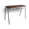 Pupitre bipersonal standard N1 - formalita roble - estructura gris mercurio