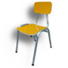 Silla kinder - formalita amarilla - estructura gris mercurio